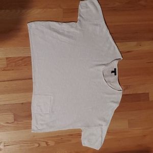 Eileen Fisher boxy short sleeved sweater